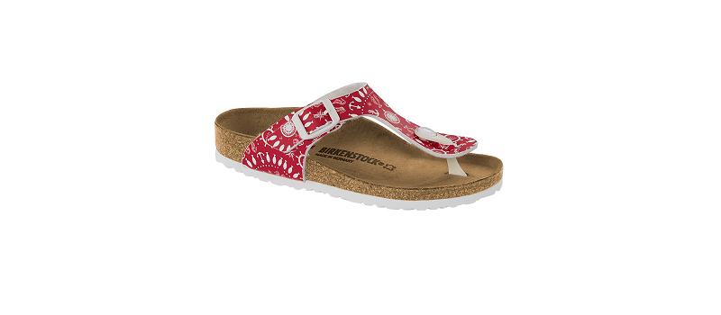 Birkenstock Birkibuc Narrow Gizeh Børn Rød | DK 154GSO